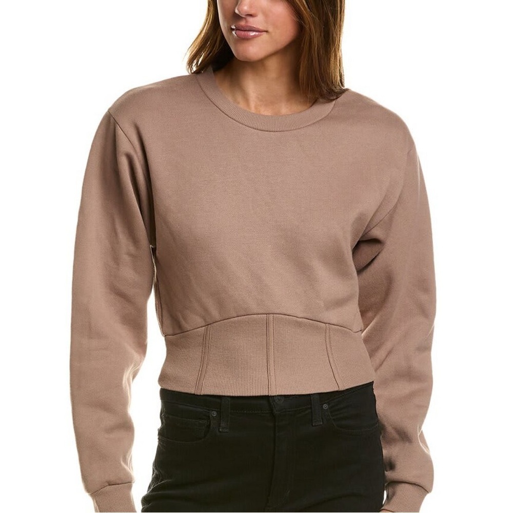 VINTAGE HAVANA BRUSHED FLEECE
CORSET CREW NECK